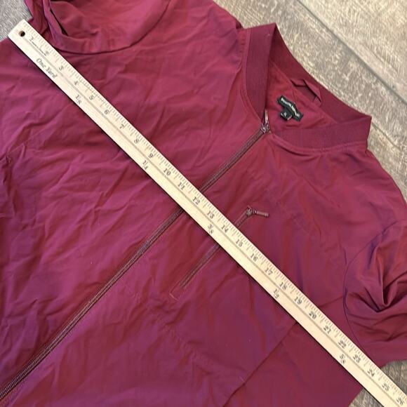 Banana Republic Women's Lightweight Bomber Jacket Wine Size XL - Picture 6 of 9